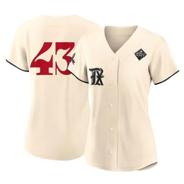 Owen White Women's Texas Rangers Replica 2023 City Connect 2023 World Series Jersey - Cream