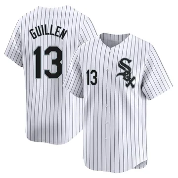 Ozzie Guillen Men's Chicago White Sox Limited Home Jersey - White