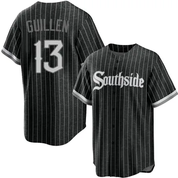 Ozzie Guillen Men's Chicago White Sox Replica 2021 City Connect Jersey - Black