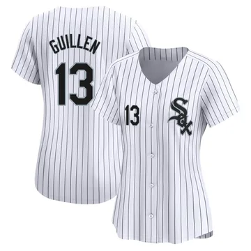 Ozzie Guillen Women's Chicago White Sox Limited Home Jersey - White