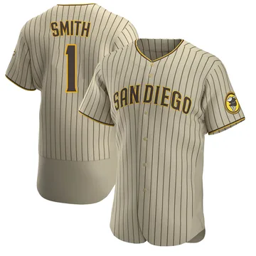 Ozzie Smith Men's San Diego Padres Authentic Alternate Jersey - Tan/Brown