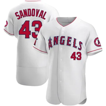 Patrick Sandoval Men's Los Angeles Angels Authentic Jersey - White