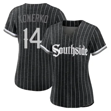 Paul Konerko Women's Chicago White Sox Authentic 2021 City Connect Jersey - Black