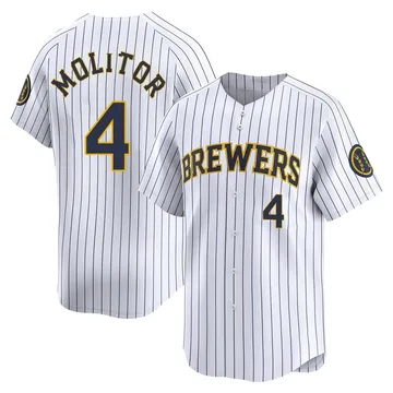 Paul Molitor Men's Milwaukee Brewers Limited Alternate Jersey - White