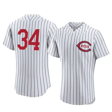 Pedro Borbon Men's Cincinnati Reds Authentic 2022 Field Of Dreams Jersey - White