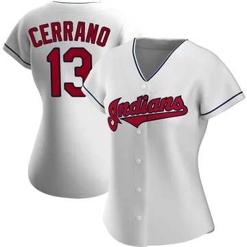 Pedro Cerrano Women's Cleveland Guardians Authentic Home Jersey - White