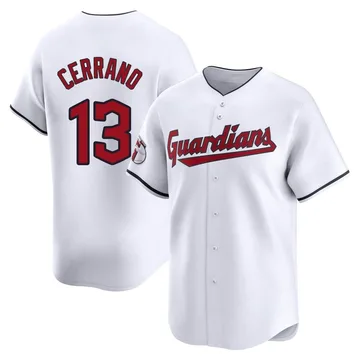 Pedro Cerrano Youth Cleveland Guardians Limited Home Jersey - White