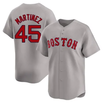 Pedro Martinez Men's Boston Red Sox Limited Away Jersey - Gray