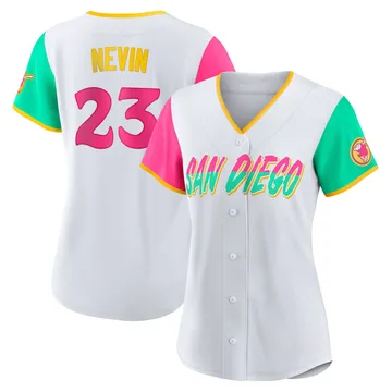 Phil Nevin Women's San Diego Padres Authentic 2022 City Connect Jersey - White