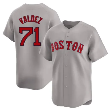 Phillips Valdez Men's Boston Red Sox Limited Away Jersey - Gray