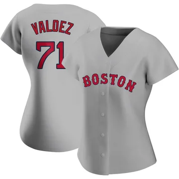 Phillips Valdez Women's Boston Red Sox Authentic Road Jersey - Gray