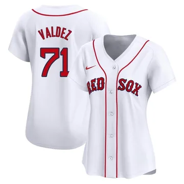 Phillips Valdez Women's Boston Red Sox Limited Home Jersey - White