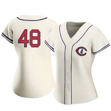 P.J. Higgins Women's Chicago Cubs Authentic 2022 Field Of Dreams Jersey - Cream