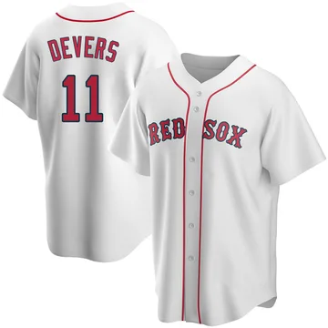 Rafael Devers Men's Boston Red Sox Replica Home Jersey - White