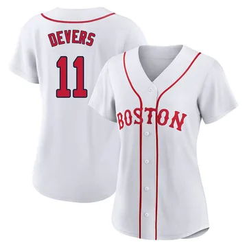 Rafael Devers Women's Boston Red Sox Authentic 2021 Patriots' Day Jersey - White