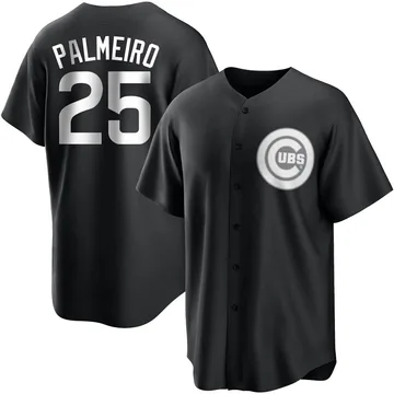 Rafael Palmeiro Men's Chicago Cubs Replica Jersey - Black/White