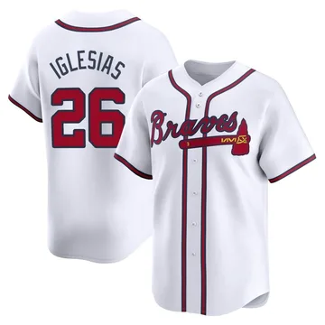 Raisel Iglesias Men's Atlanta Braves Limited Home Jersey - White