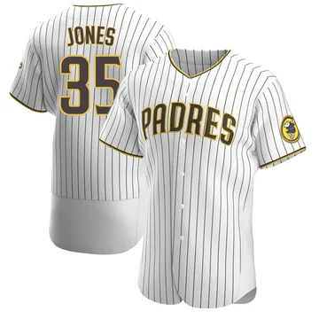 Randy Jones Men's San Diego Padres Authentic Home Jersey - White/Brown