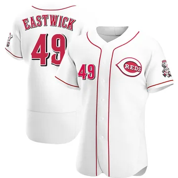 Rawly Eastwick Men's Cincinnati Reds Authentic Home Jersey - White