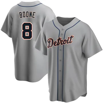 Ray Boone Men's Detroit Tigers Replica Road Jersey - Gray