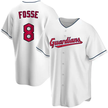 Ray Fosse Men's Cleveland Guardians Replica Home Jersey - White