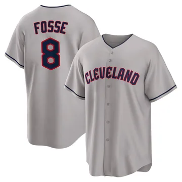 Ray Fosse Youth Cleveland Guardians Replica Road Jersey - Gray