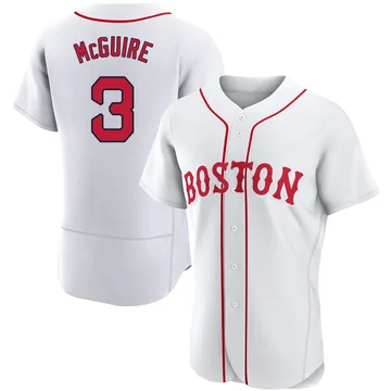 Reese McGuire Men's Boston Red Sox Authentic 2021 Patriots' Day Jersey - White