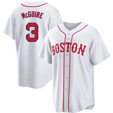 Reese McGuire Men's Boston Red Sox Replica 2021 Patriots' Day Jersey - White