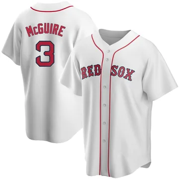 Reese McGuire Men's Boston Red Sox Replica Home Jersey - White