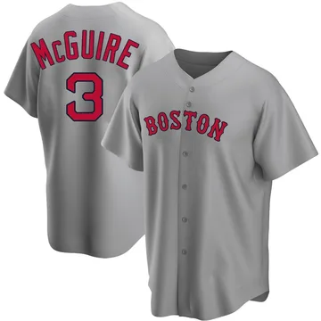 Reese McGuire Men's Boston Red Sox Replica Road Jersey - Gray