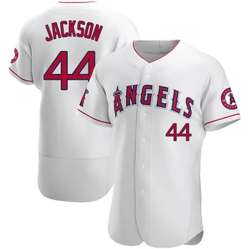 Reggie Jackson Men's Los Angeles Angels Authentic Jersey - White