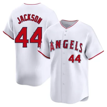 Reggie Jackson Men's Los Angeles Angels Limited Home Jersey - White