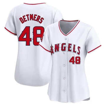 Reid Detmers Women's Los Angeles Angels Limited Home Jersey - White