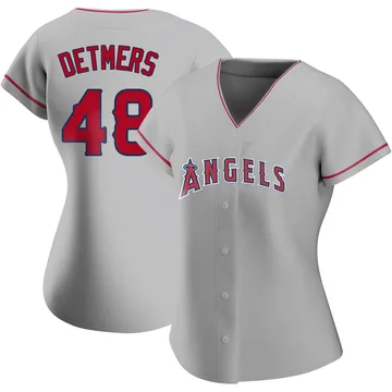 Reid Detmers Women's Los Angeles Angels Replica Silver Road Jersey