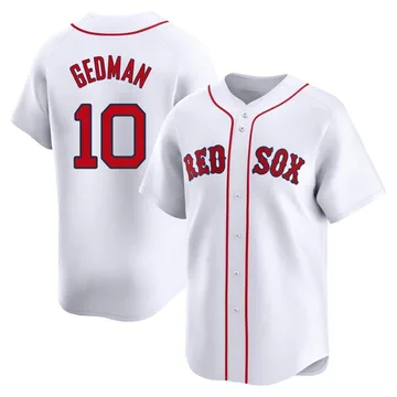 Rich Gedman Men's Boston Red Sox Limited Home Jersey - White