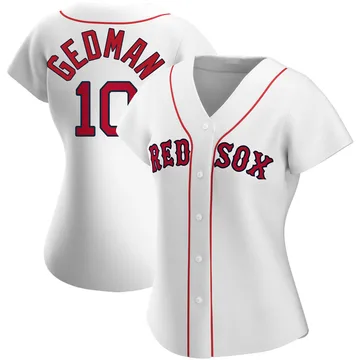 Rich Gedman Women's Boston Red Sox Authentic Home Jersey - White