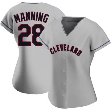 Rick Manning Women's Cleveland Guardians Authentic Road Jersey - Gray