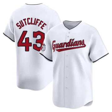 Rick Sutcliffe Men's Cleveland Guardians Limited Home Jersey - White