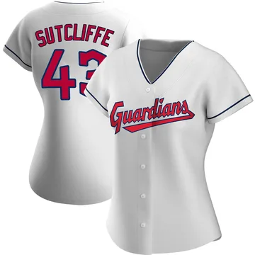 Rick Sutcliffe Women's Cleveland Guardians Authentic Home Jersey - White