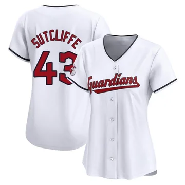 Rick Sutcliffe Women's Cleveland Guardians Limited Home Jersey - White