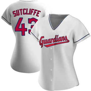 Rick Sutcliffe Women's Cleveland Guardians Replica Home Jersey - White