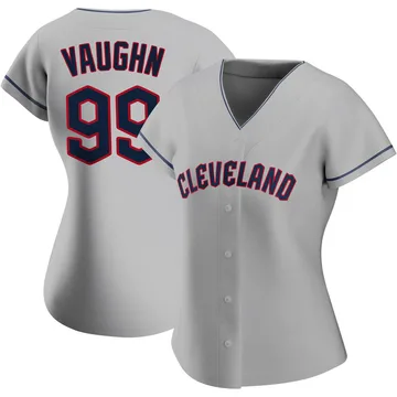 Ricky Vaughn Women's Cleveland Guardians Authentic Road Jersey - Gray