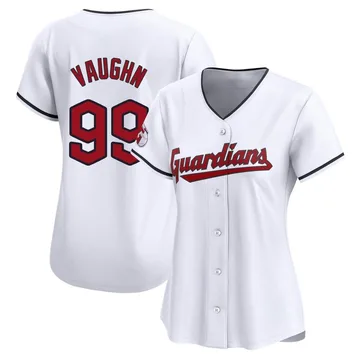 Ricky Vaughn Women's Cleveland Guardians Limited Home Jersey - White