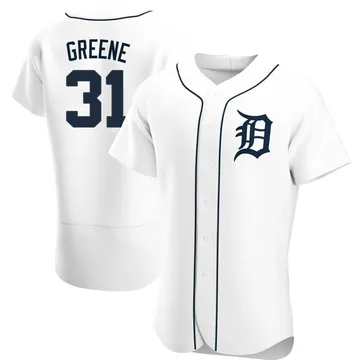 Riley Greene Men's Detroit Tigers Authentic Home Jersey - White