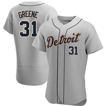 Riley Greene Men's Detroit Tigers Authentic Road Jersey - Gray