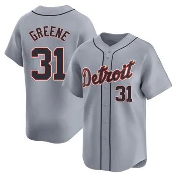 Riley Greene Men's Detroit Tigers Limited Road Jersey - Gray