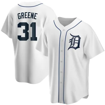 Riley Greene Men's Detroit Tigers Replica Home Jersey - White