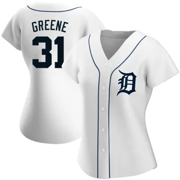 Riley Greene Women's Detroit Tigers Authentic Home Jersey - White