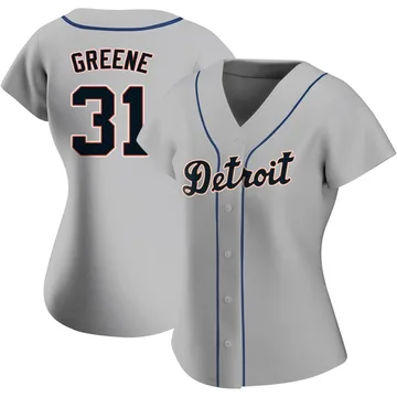 Riley Greene Women's Detroit Tigers Authentic Road Jersey - Gray