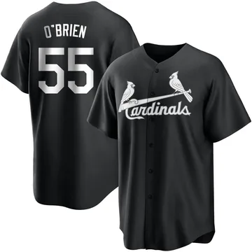 Riley O'Brien Youth St. Louis Cardinals Replica Jersey - Black/White